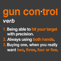Gun Control Definition   Funny Gun Saying And Statement T Shirt Men's Polo Shirt | Artistshot