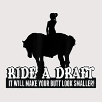 Funny Ride A Draft Horse T Shirt For Women Riders Pocket T-shirt | Artistshot