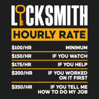 Locksmith Lockpicking Locksmith Hourly Rate Funny Long Sleeve T Shirt Classic T-shirt | Artistshot