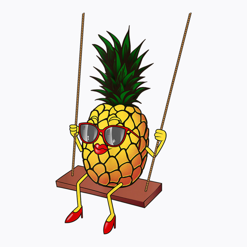 Funny Swinging Pineapple Lover Gift  Cute Swinger Men Women T Shirt T-Shirt by GradenKacers | Artistshot