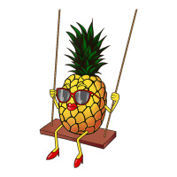 Funny Swinging Pineapple Lover Gift  Cute Swinger Men Women T Shirt V-neck Tee | Artistshot