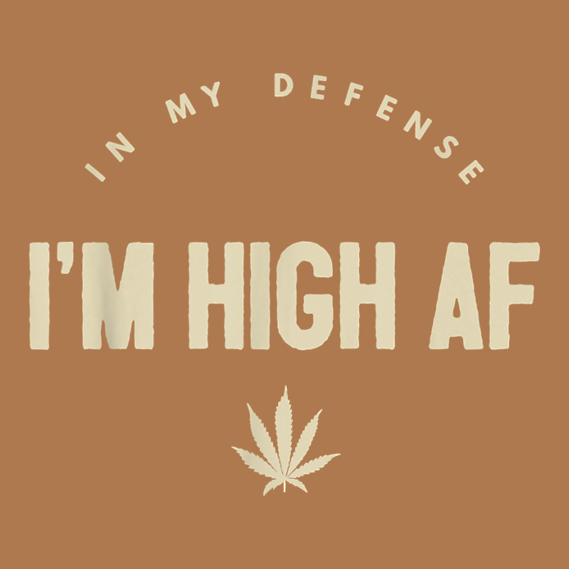 Funny Weed   In My Defense I'm High Af High As Fuck T Shirt Vintage Short by GradenKacers | Artistshot