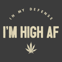 Funny Weed   In My Defense I'm High Af High As Fuck T Shirt Men's Polo Shirt | Artistshot