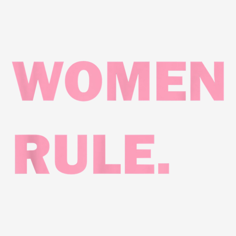 Women Rule Period Bold Feminist Dark Color T Shirt License Plate Frame | Artistshot