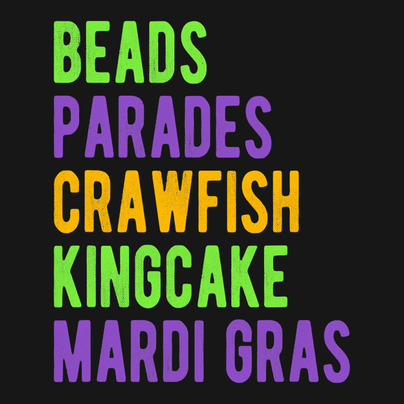 Beads, Parades, Crawfish, Kingcake, Mardi Gras Medium-length Apron | Artistshot