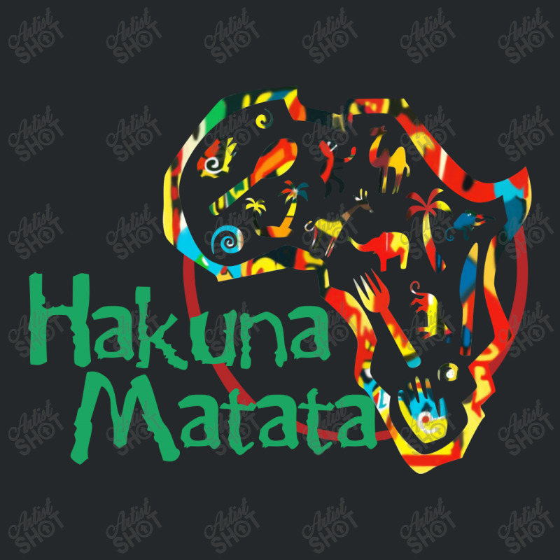 Funny Hakuna Matata Crewneck Sweatshirt by Reotechart | Artistshot