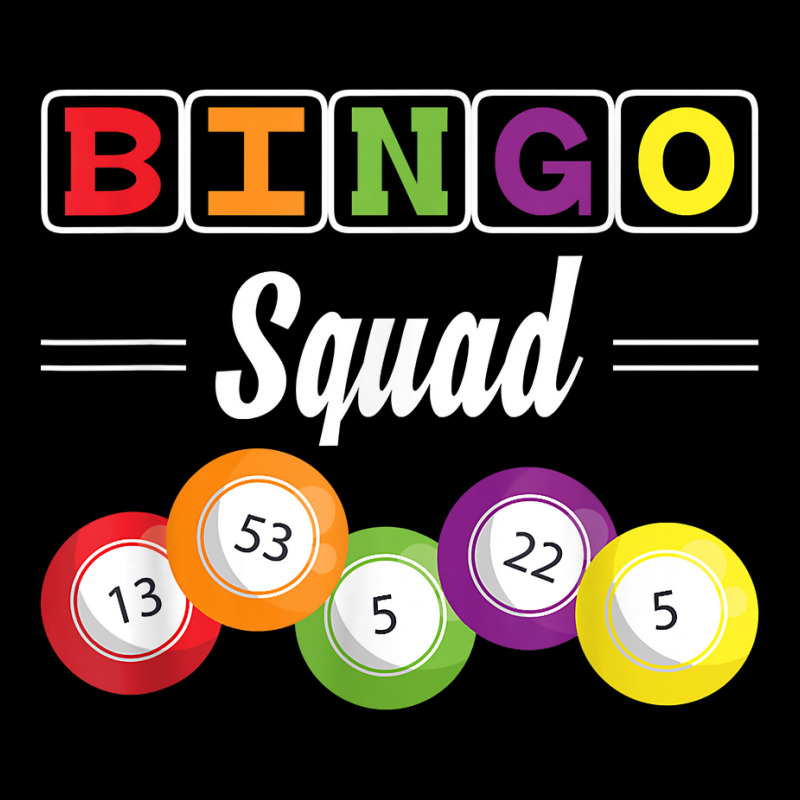 Bingo Squad Lotto Bingo Caller Gambling Bingo Player Bingo T Shirt Atv ...