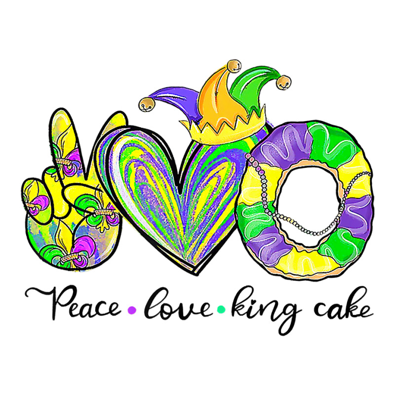 Peace Love King Cake Mardi Gras Tshirt Men Women Kids Premium T Shirt Crewneck Sweatshirt | Artistshot