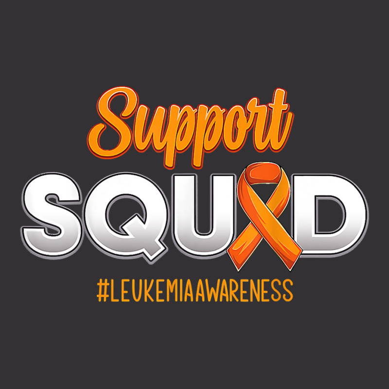 Support Squad Leukemia Awareness Warrior Fight For Men Women T Shirt Vintage Hoodie | Artistshot