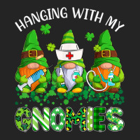 St Patricks Day Hanging With My Gnomies Nurse Stethoscope T Shirt 3/4 Sleeve Shirt | Artistshot