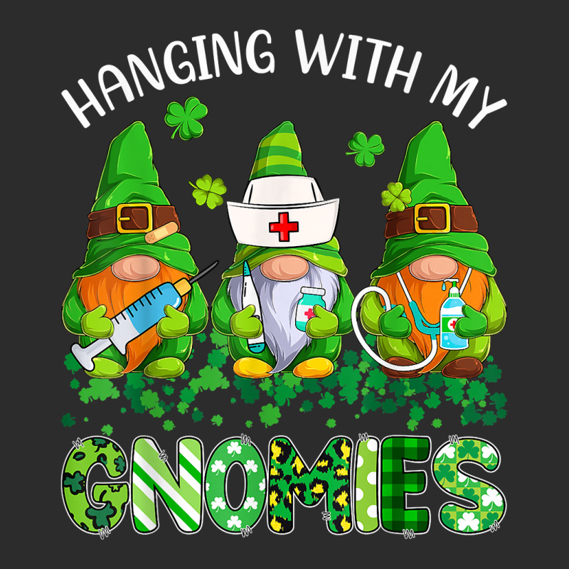 St Patricks Day Hanging With My Gnomies Nurse Stethoscope T Shirt Exclusive T-shirt | Artistshot