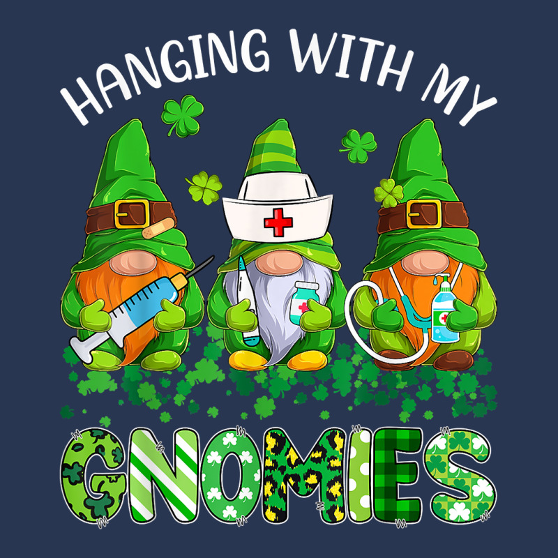 St Patricks Day Hanging With My Gnomies Nurse Stethoscope T Shirt Men Denim Jacket | Artistshot