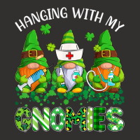 St Patricks Day Hanging With My Gnomies Nurse Stethoscope T Shirt Champion Hoodie | Artistshot