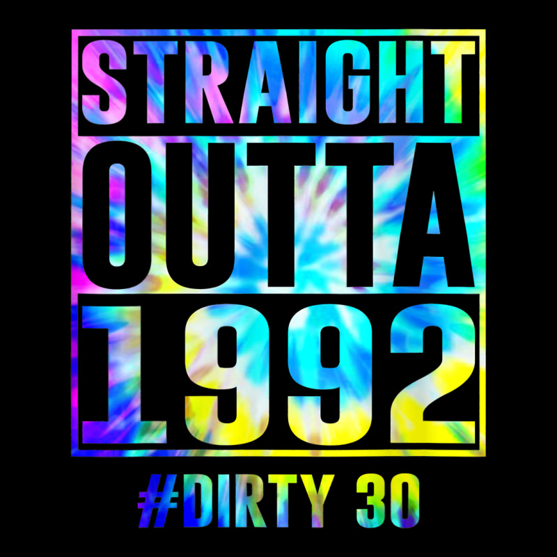 Straight Outta 1992 Dirty Thirty Funny 30th Birthday Gift T Shirt Zipper Hoodie | Artistshot