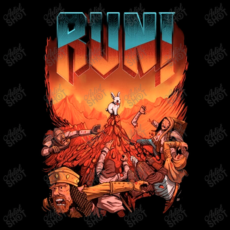 Run! Cropped Hoodie by renkuz | Artistshot