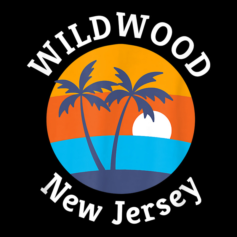 Wildwood Beach New Jersey Summer Vacation Souvenir T Shirt Men's Long Sleeve Pajama Set | Artistshot