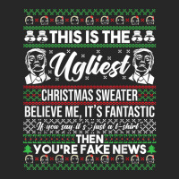 Trump Ugly Christmas Sweater Men's T-shirt Pajama Set | Artistshot