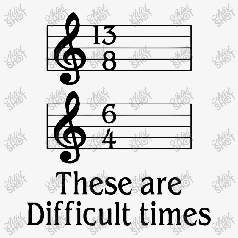 Music There Are Difficult Times Ladies Fitted T-Shirt by Gotthis Tees | Artistshot