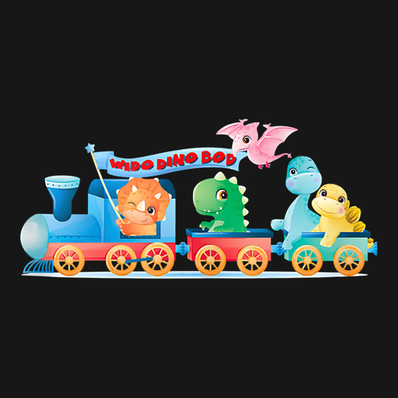 Wido Dino Bod Baby Dinosaurs On Train. Tank Top Medium-length Apron | Artistshot