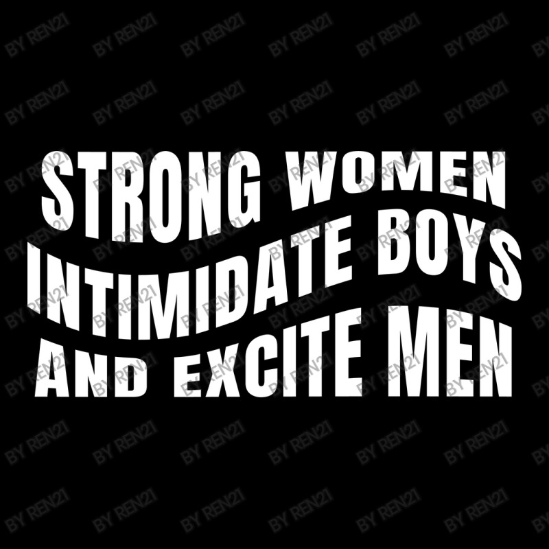 Strong Women Intimidate Boys And Excite Men Men's 3/4 Sleeve Pajama Set by ren21 | Artistshot