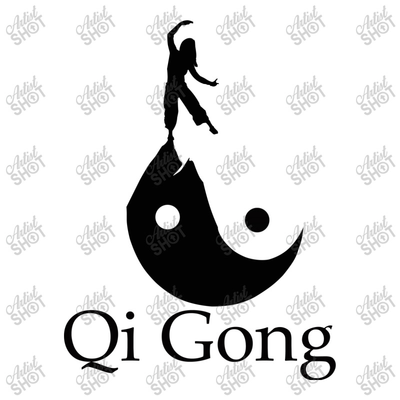 Black Silhouette Art Of Qigong 3/4 Sleeve Shirt by Yesairish | Artistshot