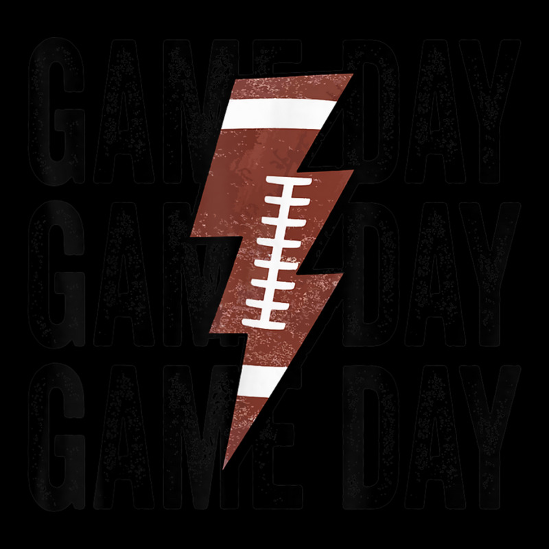 Vintage Game Day Football Lightning Bolt Funny Team Sport Maternity Scoop Neck T-shirt by Hoang95 | Artistshot