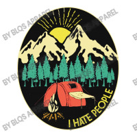 Love Camping I Hate People Men's T-shirt Pajama Set | Artistshot