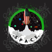 Space In Actions T-shirt | Artistshot