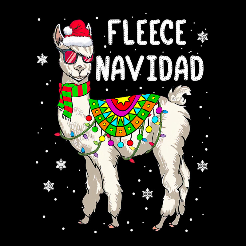 Fleece Feliz Navidad Llama Christmas Cute Xmas Gift 73 Zipper Hoodie | Artistshot