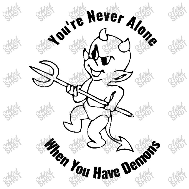 You're Never Alone When You Have Demons Black Men's T-shirt Pajama Set | Artistshot