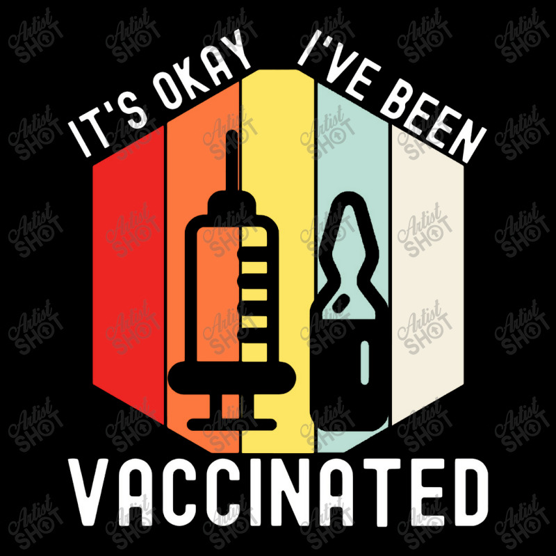 Vaccinated Vaccine Pro Vaccination Immunization Cropped Hoodie by lapilune | Artistshot