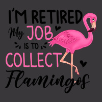 Flamingo Tropical Im Retired My Job Is To Collect Flamingos Flamingo 5 Ladies Curvy T-shirt | Artistshot