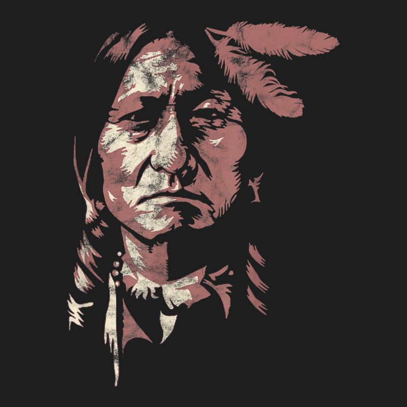 Sitting Bull Native American Chief Indian Warrior Men Women Classic T-shirt | Artistshot