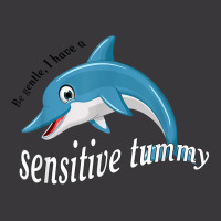 Dolphin Be Gentle I Have A Sensitive Tummy, Funny Dolphin T Shirt Ladies Curvy T-shirt | Artistshot