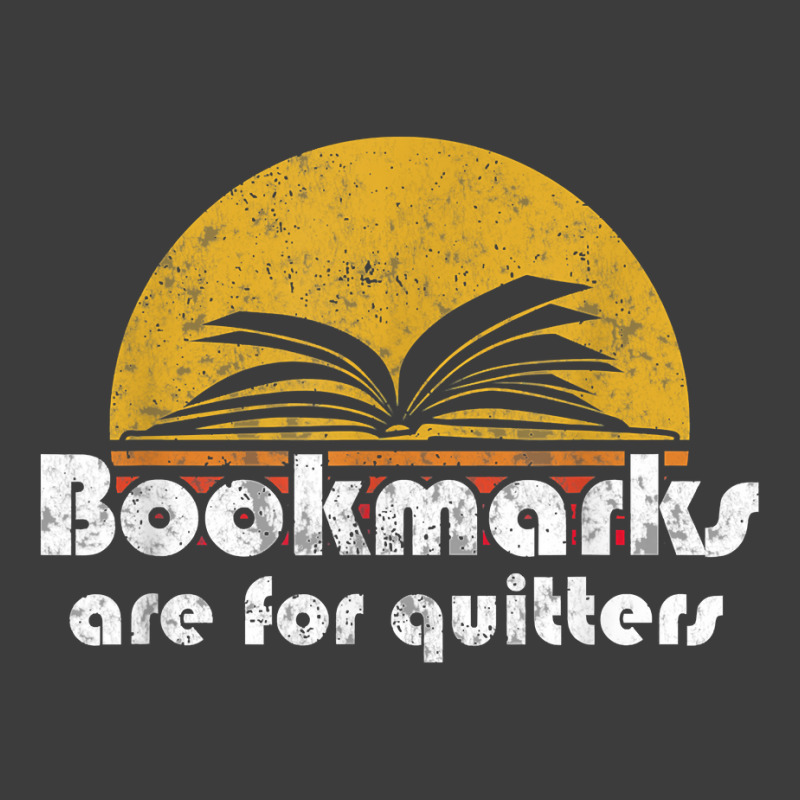 Vintage Reading Book Bookmarks Quitters Sunset Gift T Shirt Men's Polo Shirt by FavorRoh | Artistshot