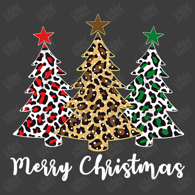 Funny Christmas Tree Leopard Cheetah Print Merry Christmas T Shirt Men's Polo Shirt by Denise_Riemenschneider | Artistshot