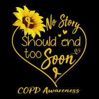 Copd Awareness T  Shirt C O P D Awareness No Story Should End Too Soon Adjustable Cap | Artistshot