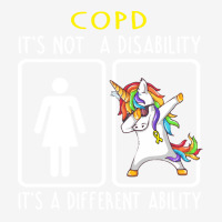 Copd Awareness T  Shirt C O P D It's Not A Disability It's A Different Youth 3/4 Sleeve | Artistshot