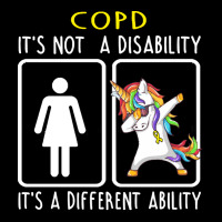 Copd Awareness T  Shirt C O P D It's Not A Disability It's A Different Maternity Scoop Neck T-shirt | Artistshot