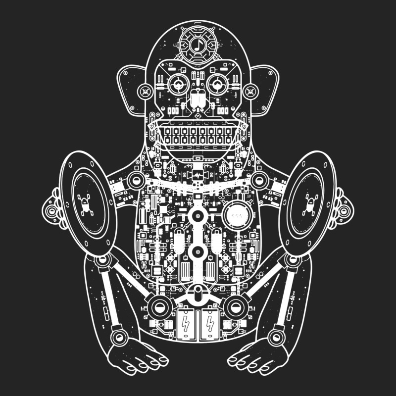 Musician Monkey Robot 3/4 Sleeve Shirt | Artistshot