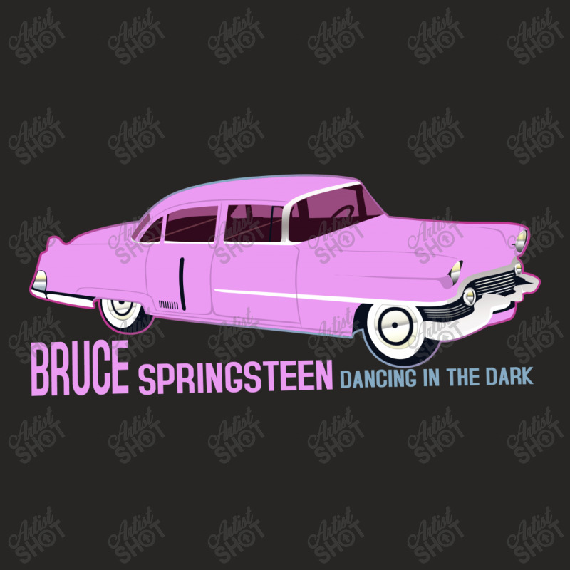 Bruce Springsteen Pink Ladies Fitted T-Shirt by Kizaide | Artistshot