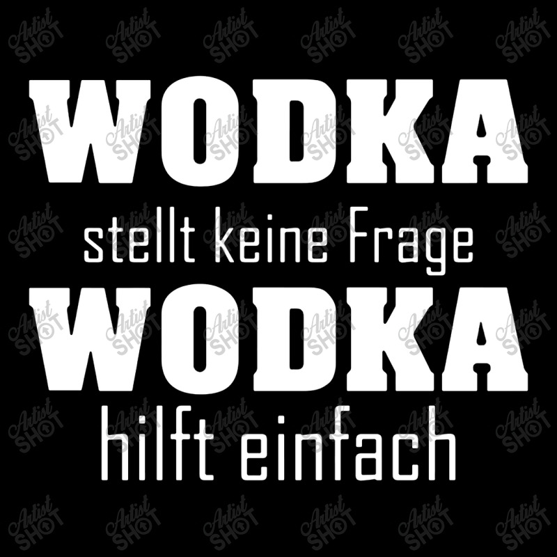 Wodka Stellt Keine Fragen Wodka Hilft Einfach Zipper Hoodie | Artistshot