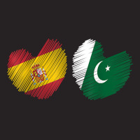 Pakistan Spain Heart Spanish Flag Pakistani Flag Love Heart T Shirt Vintage Cap | Artistshot