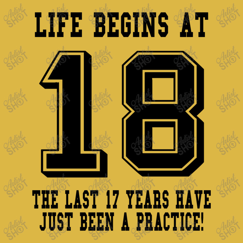 18th Birthday Life Begins At 18 Classic T-shirt | Artistshot