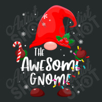 The Awesome Gnome Christmas Lights Matching Family Pajamas T Shirt Women's Triblend Scoop T-shirt | Artistshot