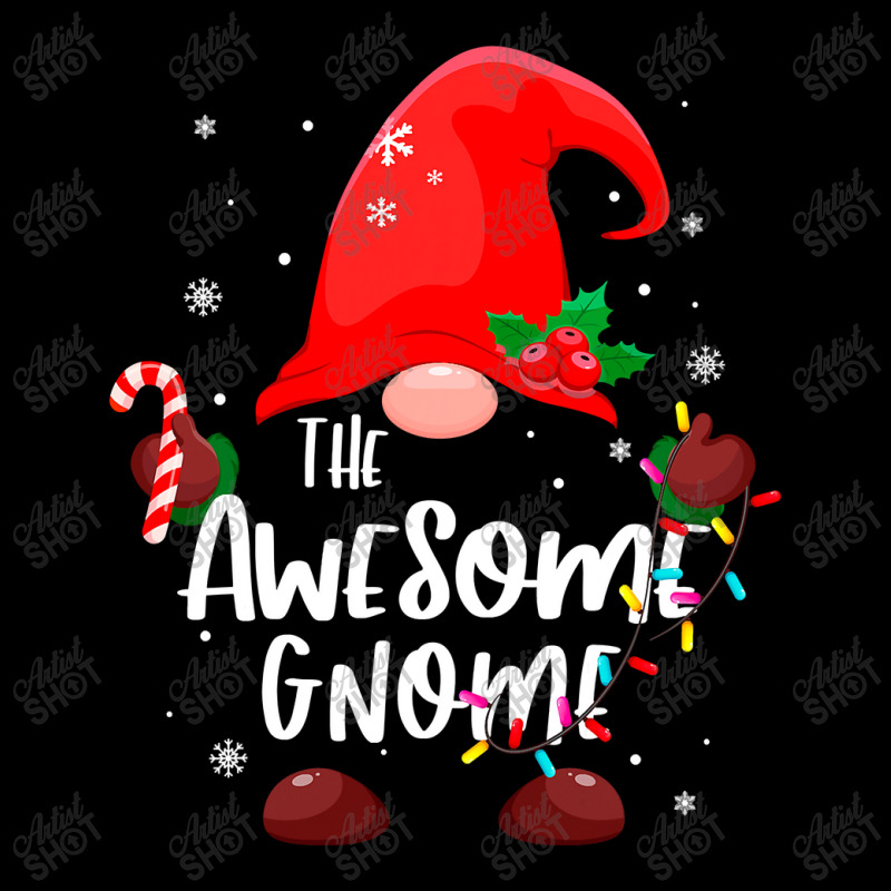 The Awesome Gnome Christmas Lights Matching Family Pajamas T Shirt Women's V-Neck T-Shirt by Rudy_Glenn | Artistshot