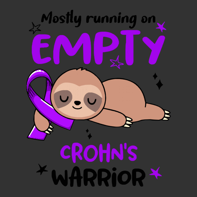 Crohns Awareness T  Shirt Mostly Running On Empty Crohn's Warrior T  S Baby Bodysuit by thaddeuscassin860 | Artistshot