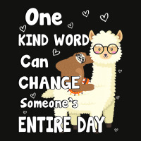 Unity Day Orange Tee Anti Bullying Gifts One Kind Word Llama 30 Scorecard Crop Tee | Artistshot