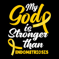 Endo Warrior My God Is Stronger Than Endometriosis Awareness T Shirt Long Sleeve Shirts | Artistshot