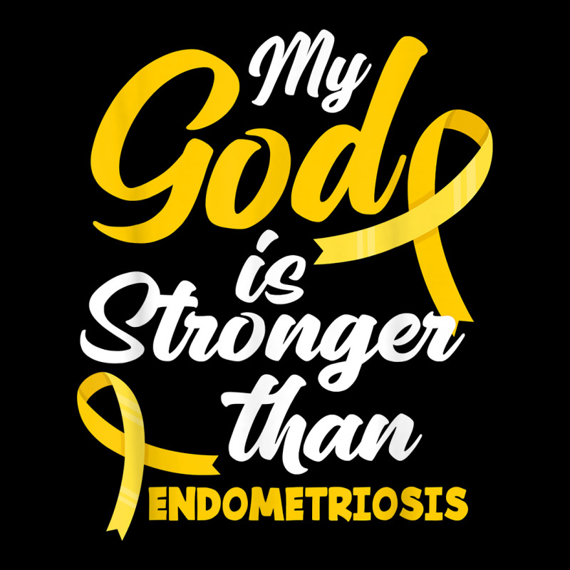 Endo Warrior My God Is Stronger Than Endometriosis Awareness T Shirt Unisex Jogger | Artistshot